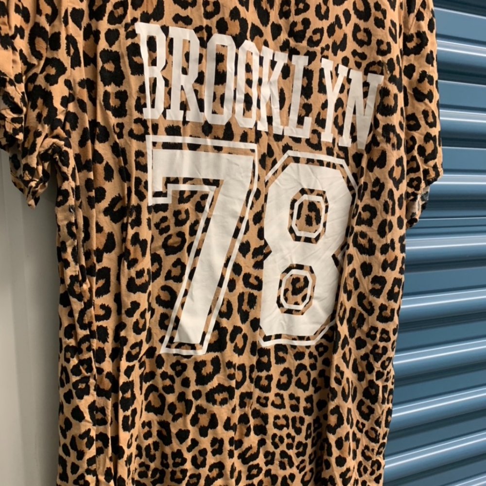 H&M cheetah tunic